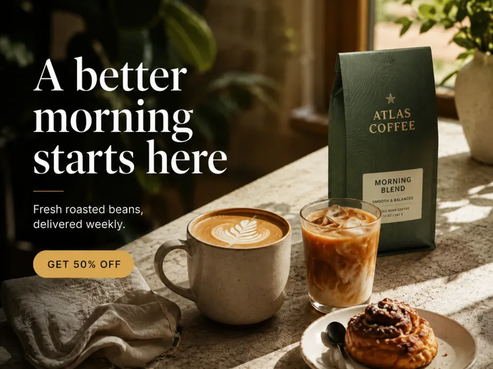 After example for Update an approved offer without remaking the campaign image: GET 50% OFF