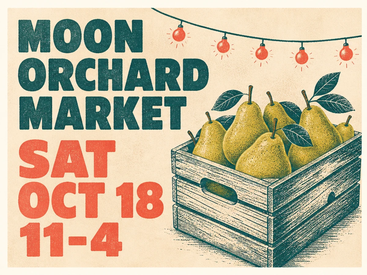 Before example for Change date in image for a fair poster after the date moves: SAT OCT 18 11-4