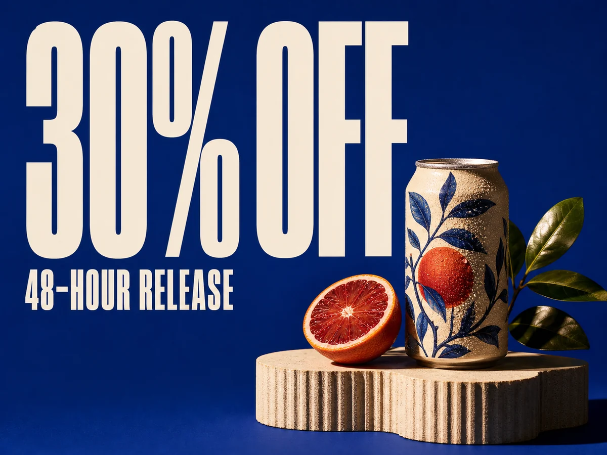 Before example for Change text in an image when the offer changed but the design didn't: 30% OFF